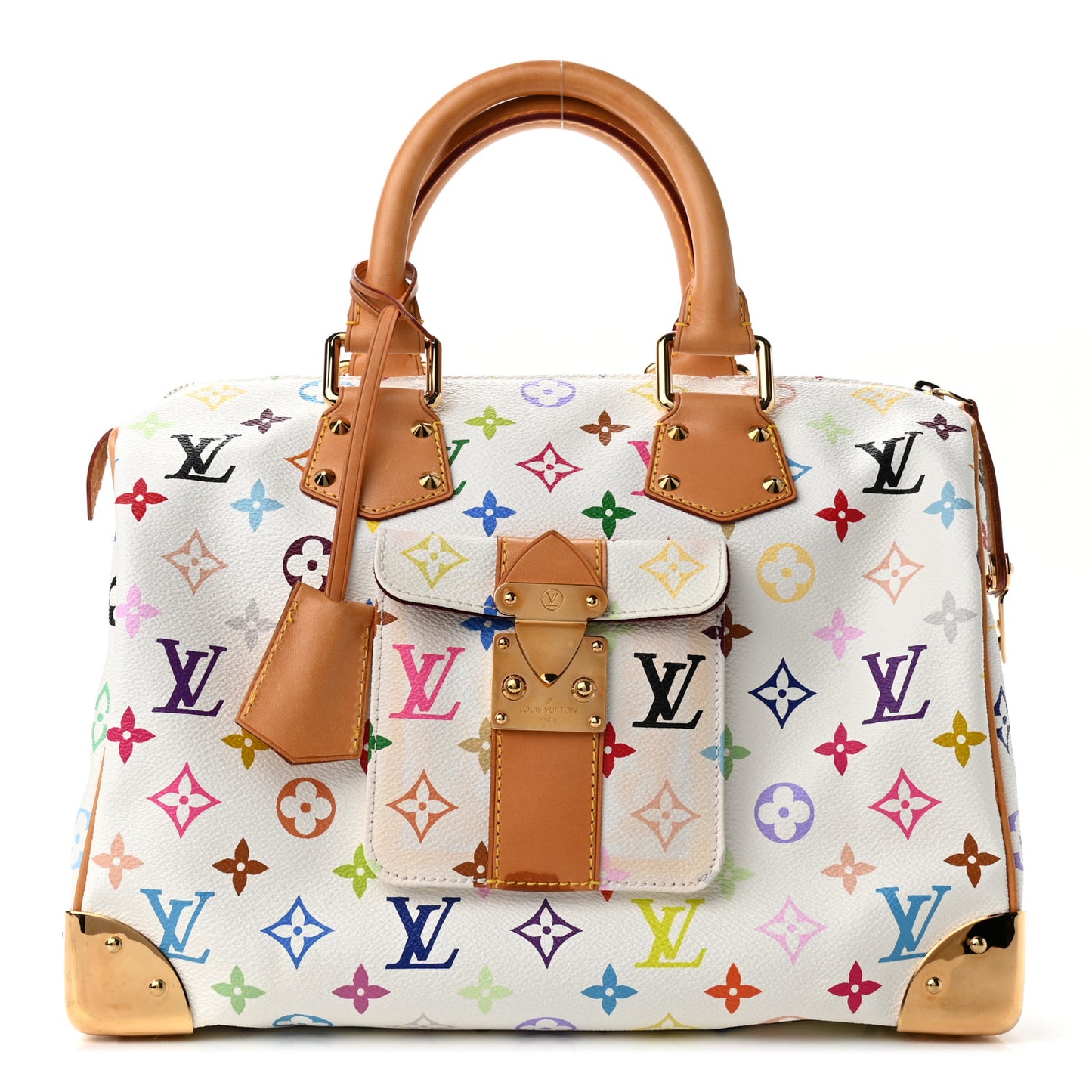 Monogram Multicolor Speedy 30 White