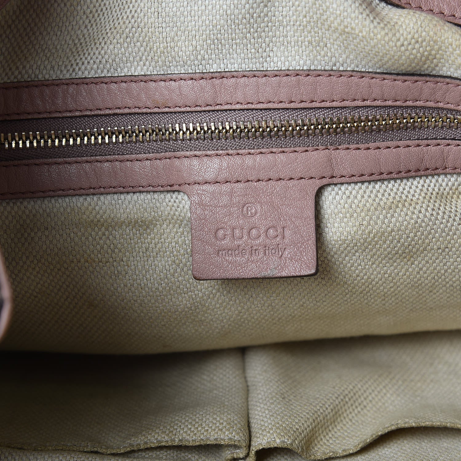 Gucci Pebbled Calfskin Medium Soho Chain Shoulder Bag Dark Cipria 6 of 22