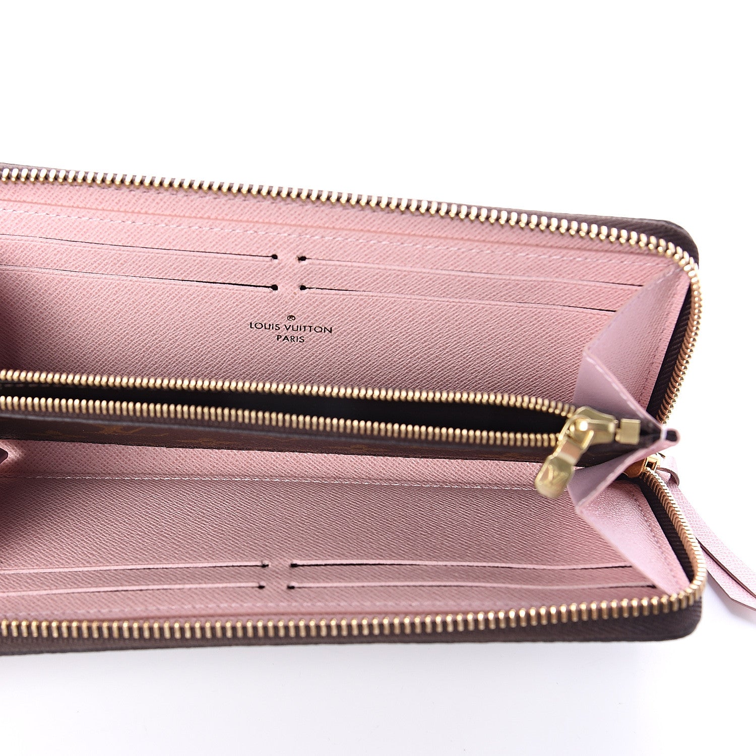 Louis Vuitton Monogram Clemence Wallet Rose Ballerine 4 of 5
