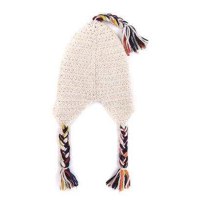 Gucci Wool Hat With Tassels M White Multicolor 3 of 4