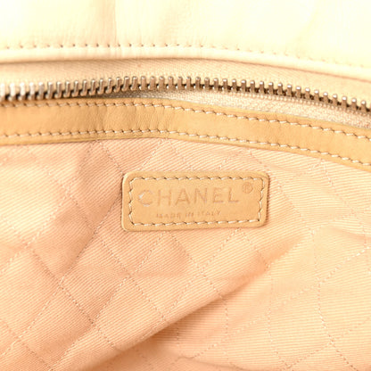 Chanel Calfskin Small CC Bowler White 6 of 10