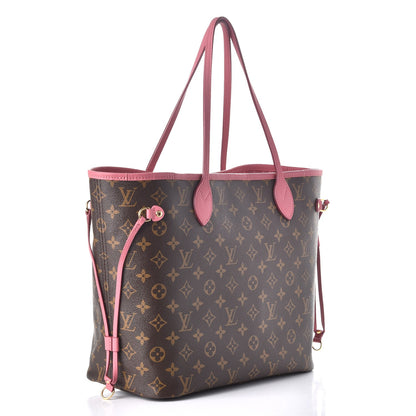 Louis Vuitton Monogram Articles de Voyage Ikat Neverfull MM Rose Velours 3 of 7