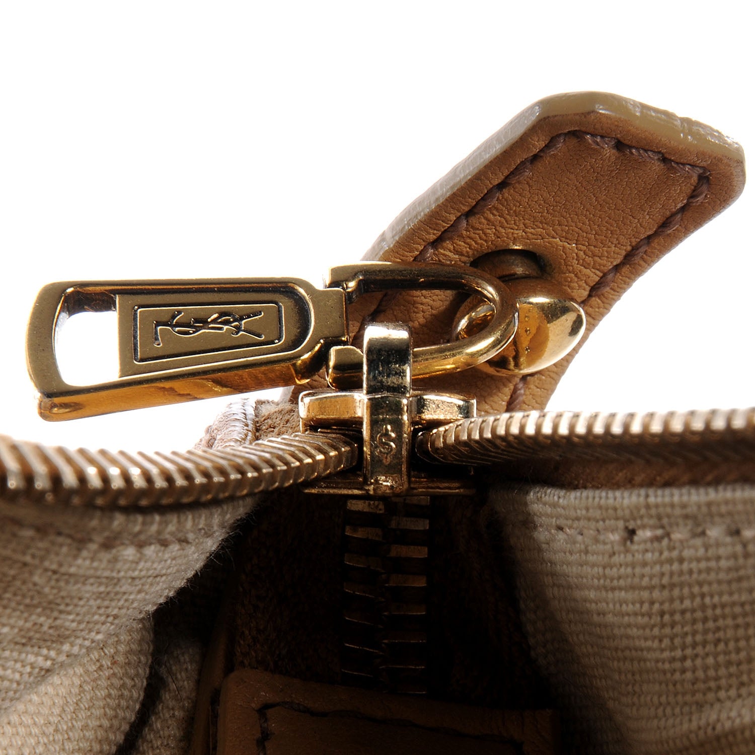 Saint Laurent Studded Sac Y Rock Beige 9 of 10