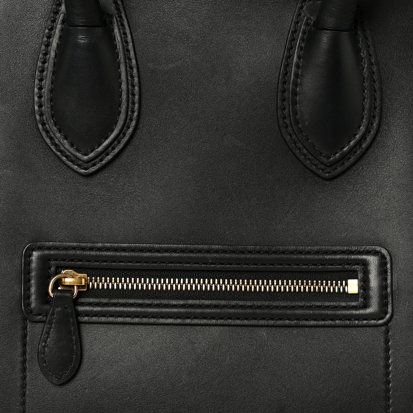Smooth Calfskin Mini Luggage Black