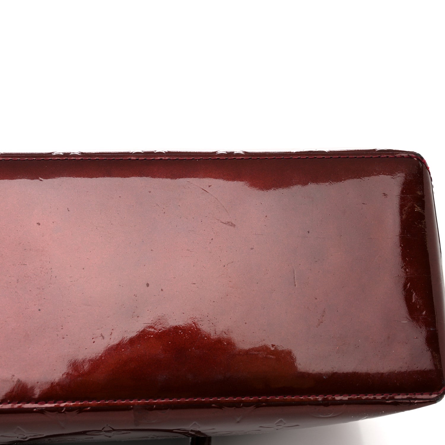 Louis Vuitton Vernis Wilshire MM Rouge Fauviste 13 of 14