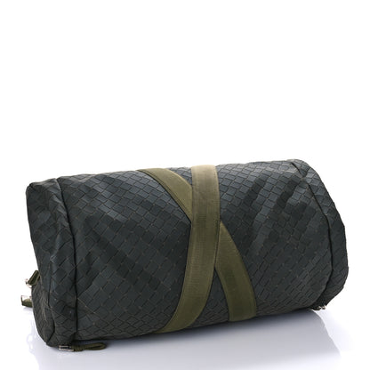Bottega Veneta Intrecciato Rubber Canvas Duffle Bag Camping 4 of 9