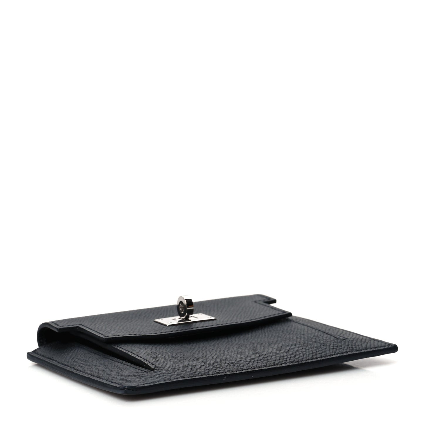 Epsom Kelly Pocket Compact Wallet Black