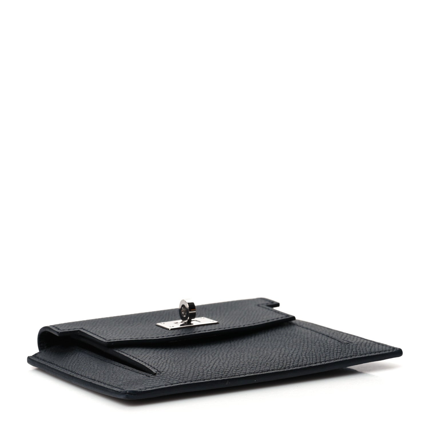 Hermes Epsom Kelly Pocket Compact Wallet Black 4 of 9
