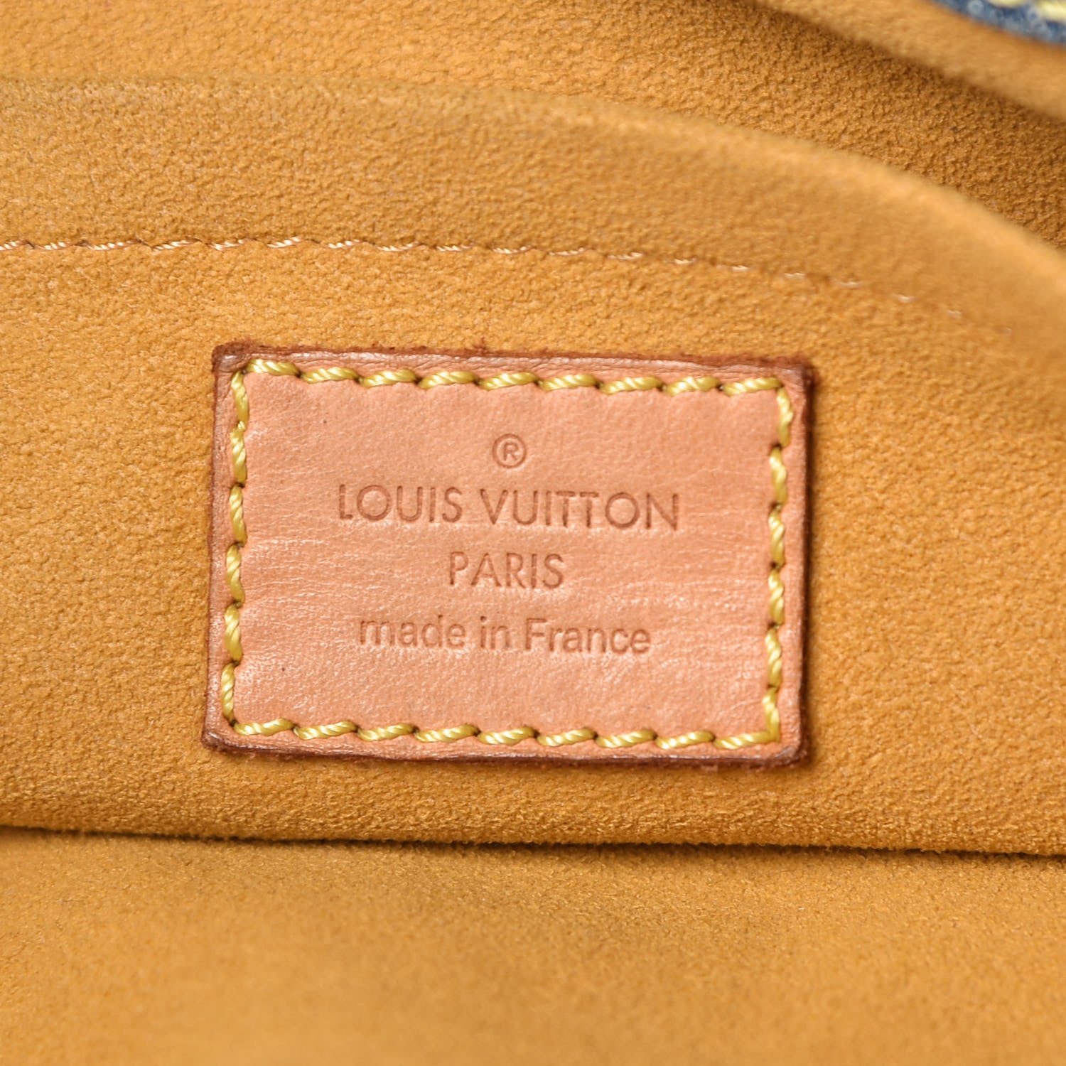 Louis Vuitton Monogram Denim Sac Plat Blue 6 of 14