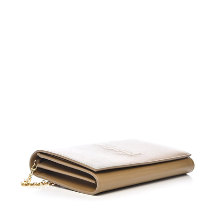 Saint Laurent Calfskin Belle de Jour Chain Clutch Beige 4 of 10