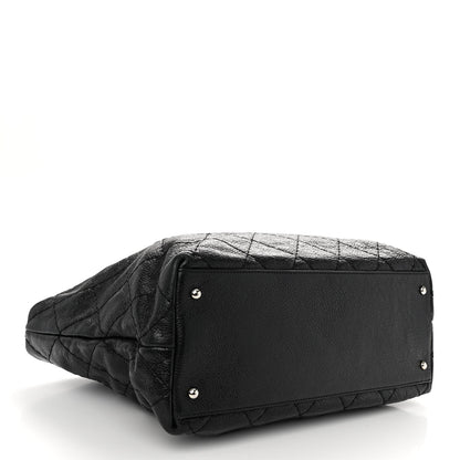 Chanel Glazed Calfskin Large On The Road Tote Black 4 of 11