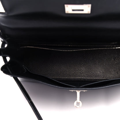 Hermes Box Kelly Retourne 28 Black 5 of 13