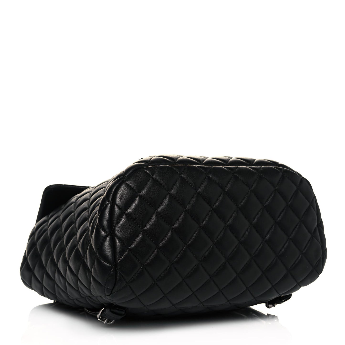 Lambskin Quilted Large Urban Spirit Backpack Black