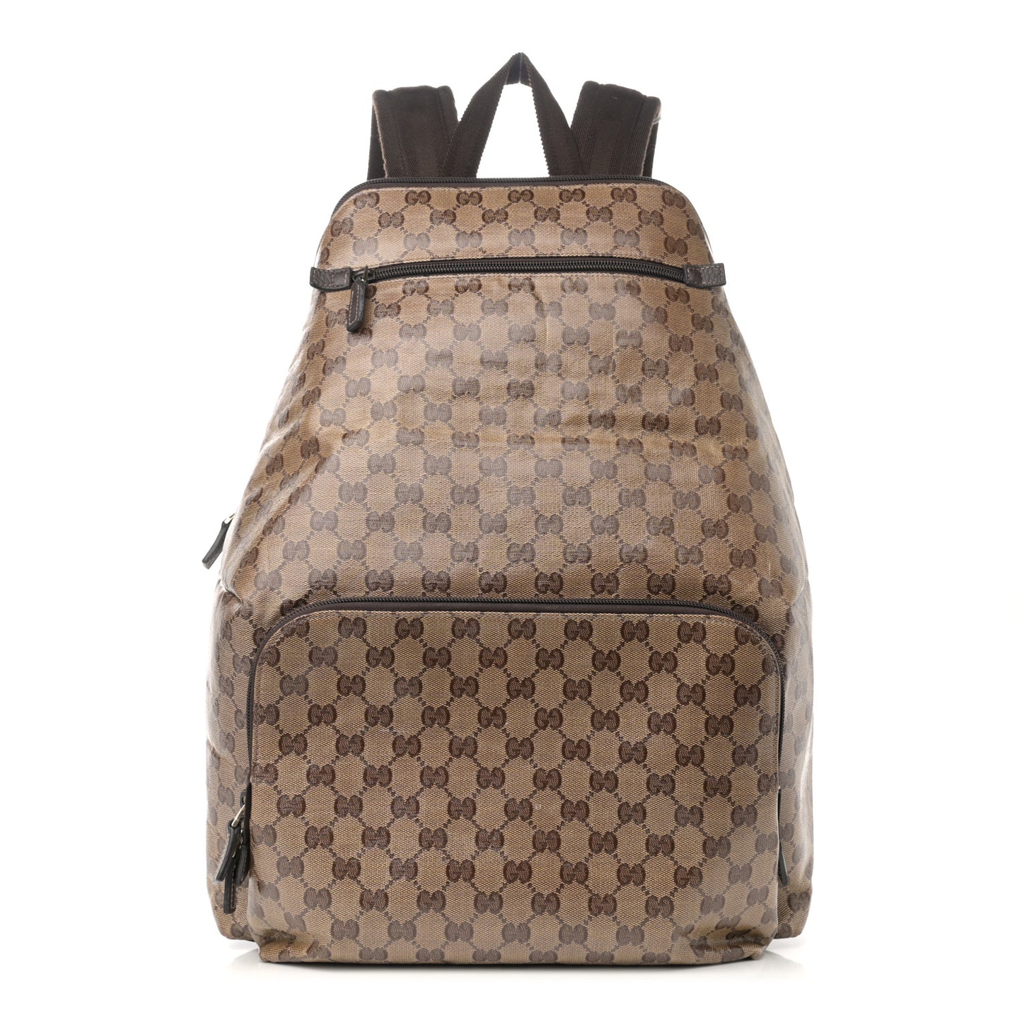 Crystal Monogram Backpack Dark Brown