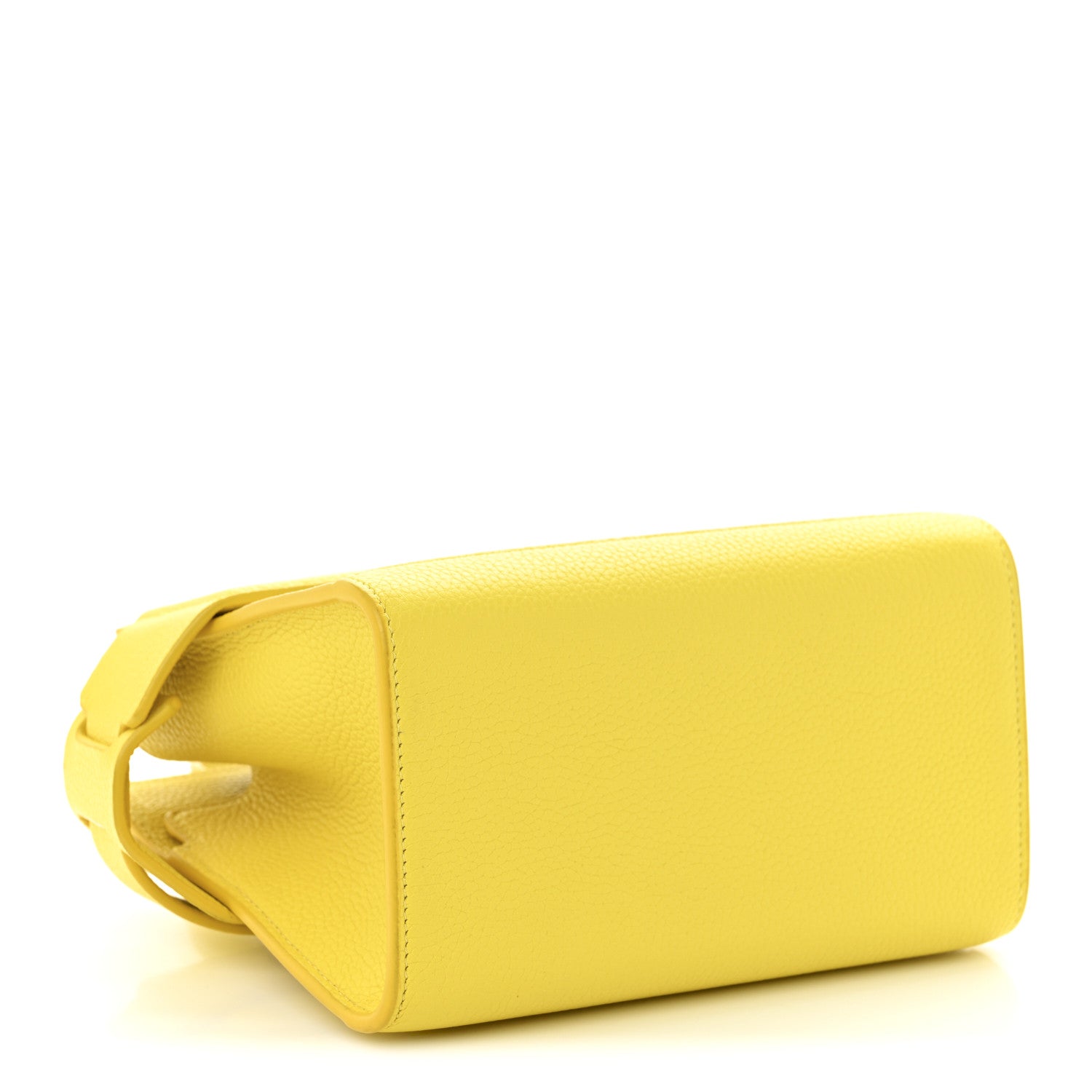 Givenchy Grained Calfskin Nano Horizon Satchel Yellow 4 of 13