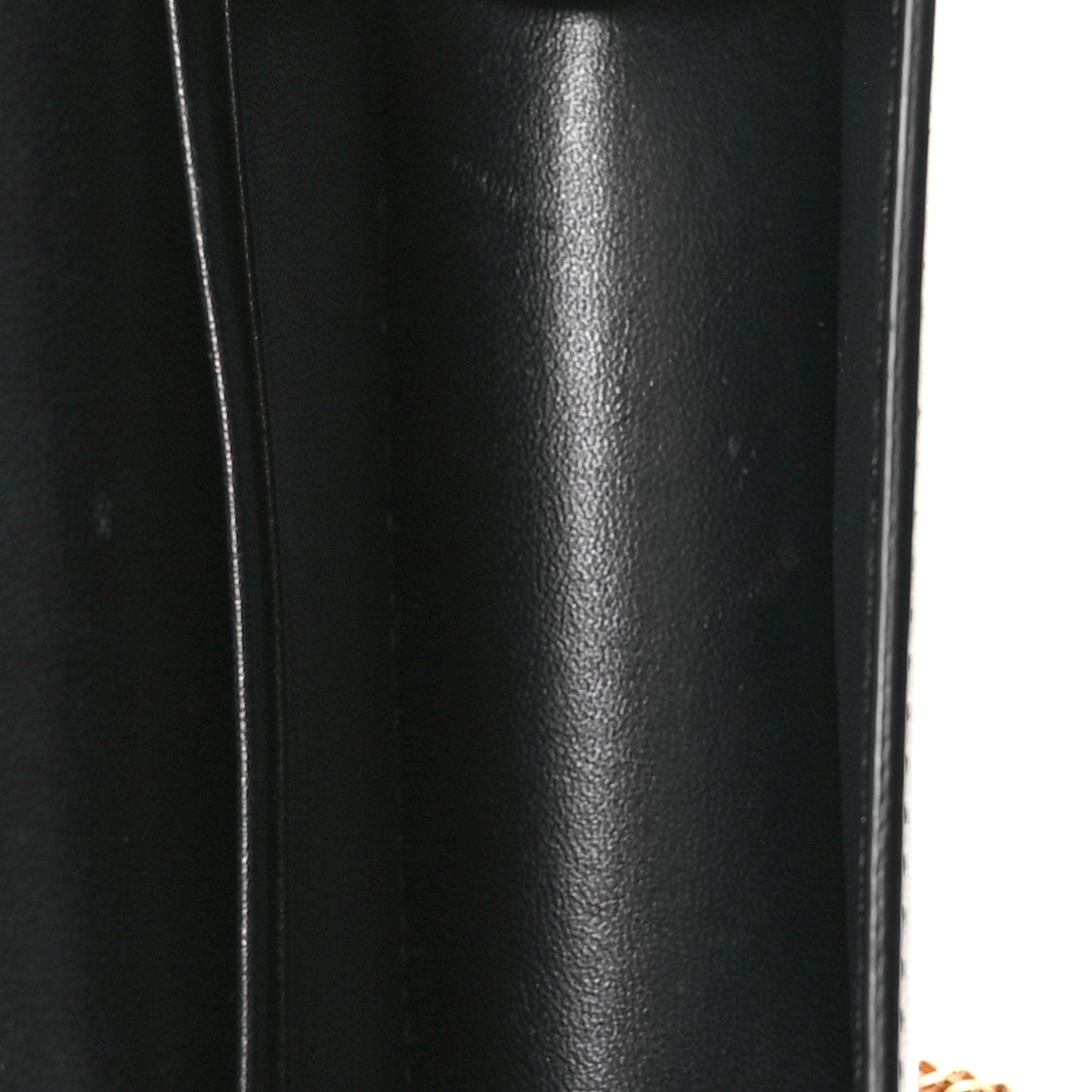 Vitello Mini Virtus Chain Clutch Black