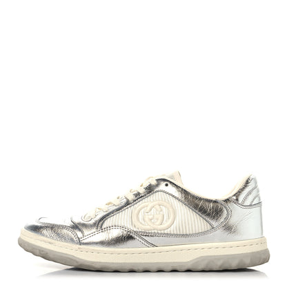 Gucci Metallic Nappa MAC80 Womens Sneakers 39 Silver 1 of 8