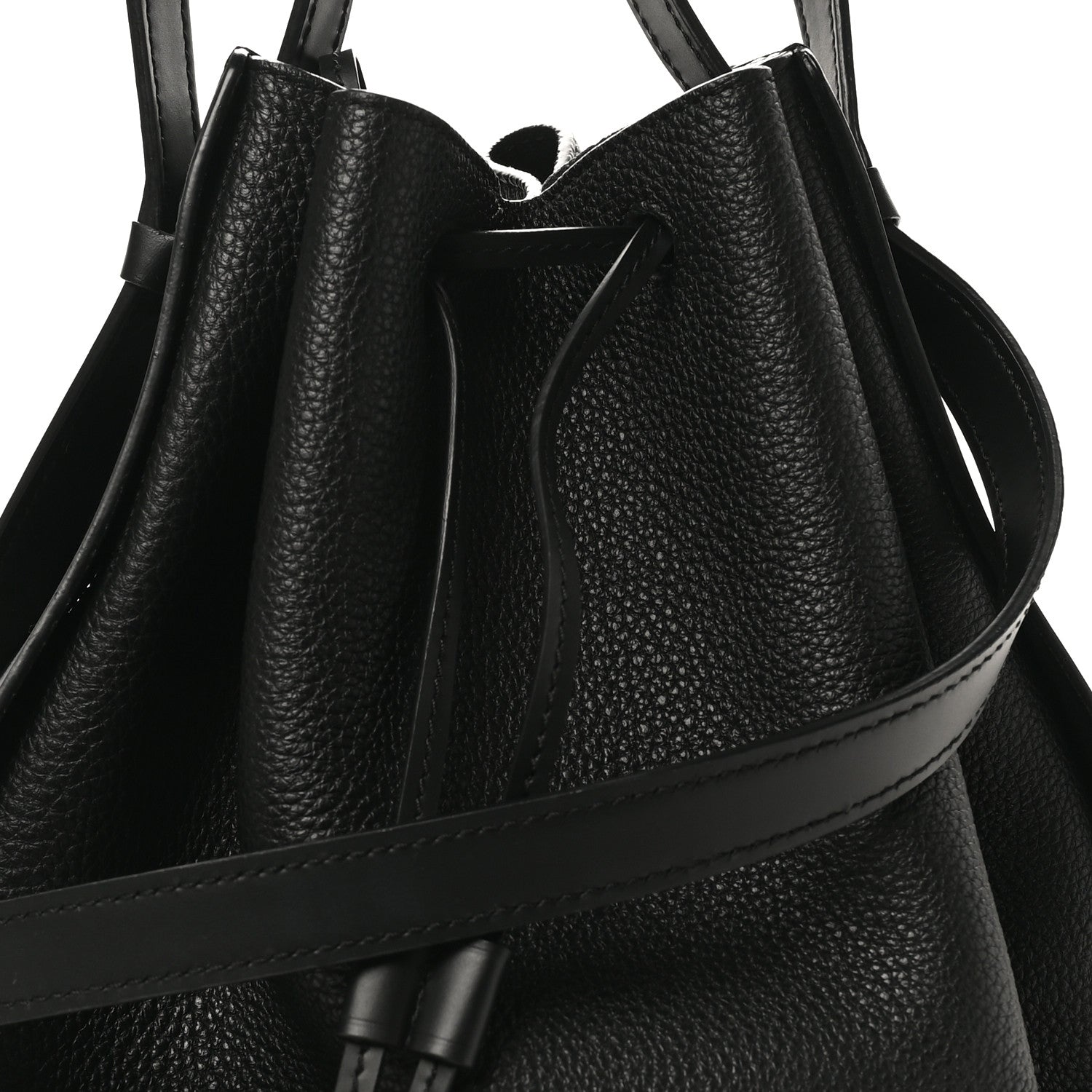 Loewe Calfskin Medium Balloon Bucket Bag Black 7 of 9