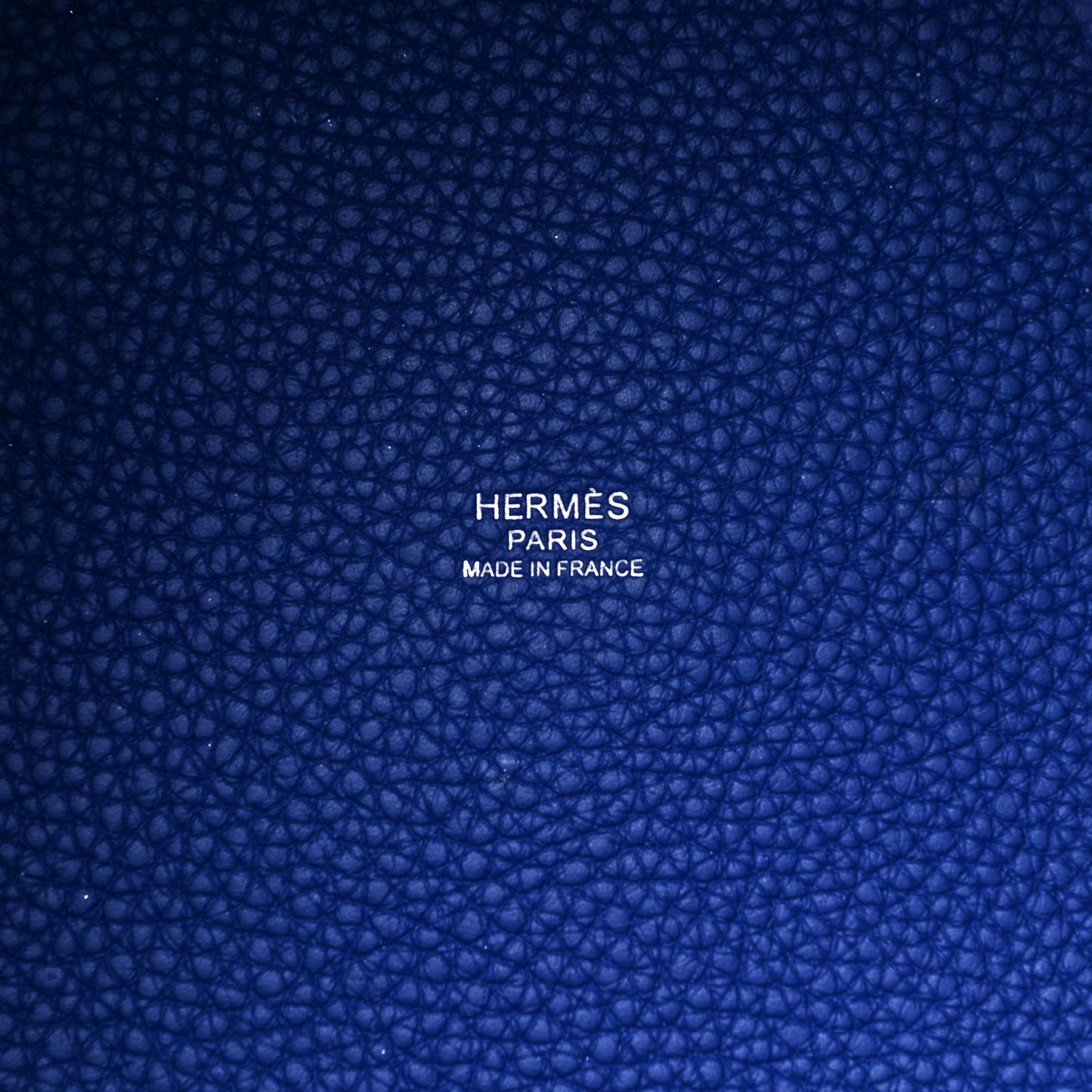 Taurillon Clemence Picotin Lock 26 GM Bleu Electrique