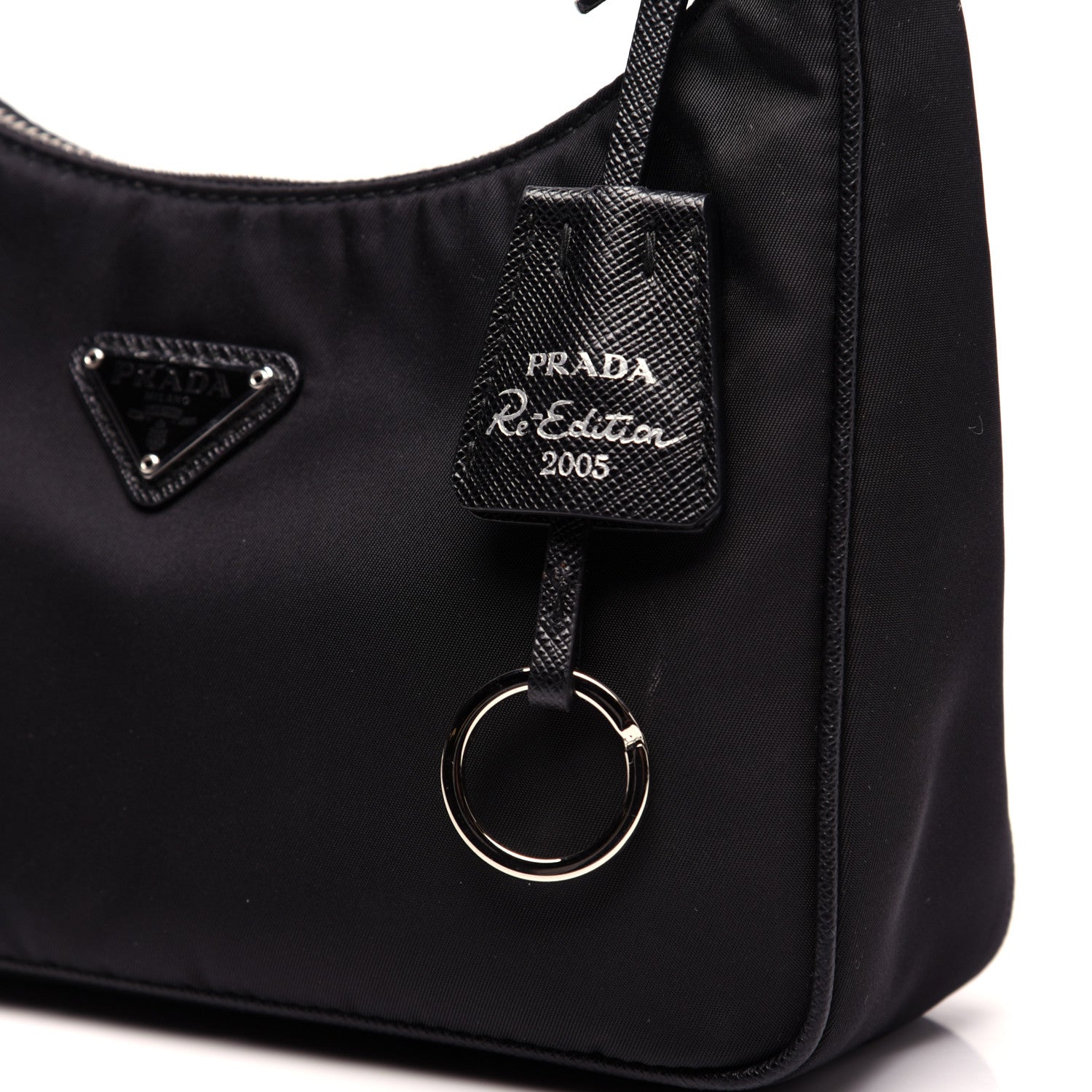 Prada Tessuto Nylon Mini Re-Edition 2000 Bag Black 12 of 12