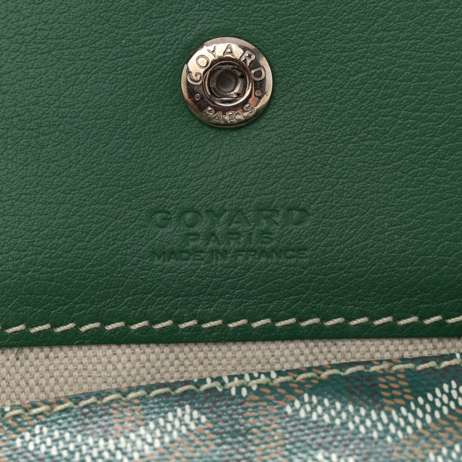 Goyard Goyardine Saint Louis PM Green 7 of 11