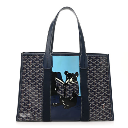 Goyard Goyardine Villette Tote Blue 1 of 10