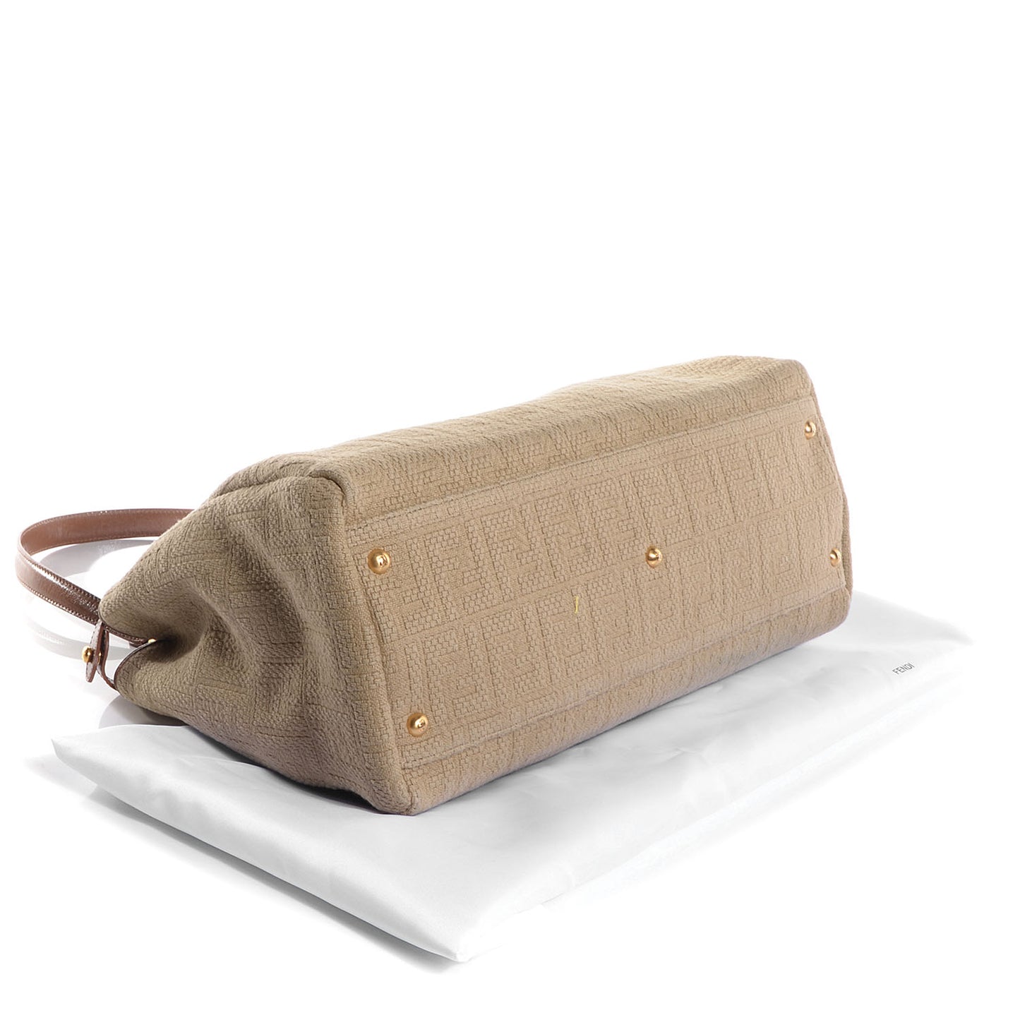Corda Zucca Large Peekaboo Iconic Satchel Cognac
