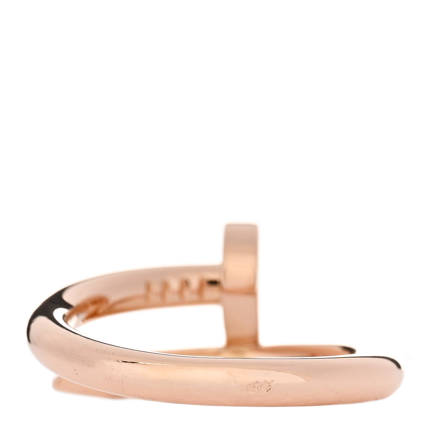 18K Pink Gold Juste Un Clou Ring 55 7.25