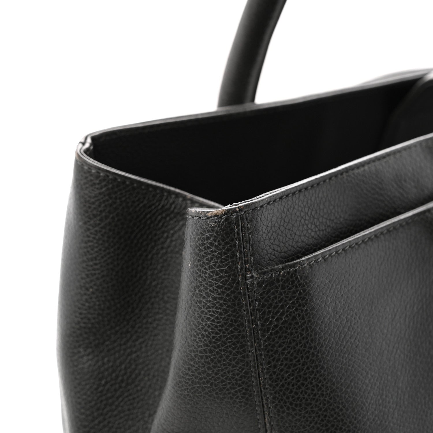 Chanel Calfskin Cerf Executive Shopper Tote Grey 14 of 15