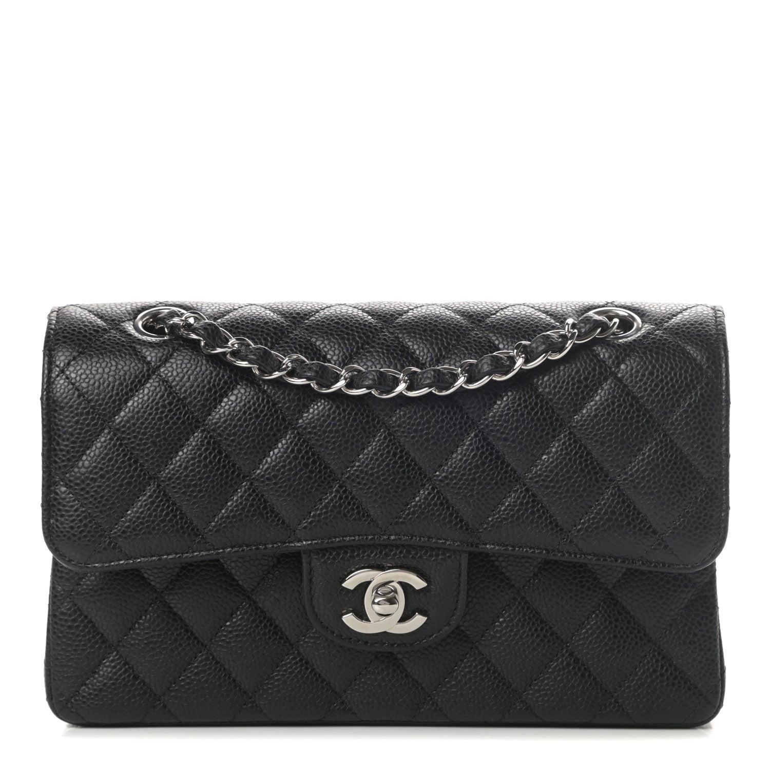 Chanel Caviar Quilted Small Double Flap Black 1 of 12