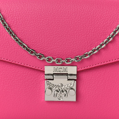 MCM Calfskin Large Patricia Wallet On Chain Pink 7 of 9