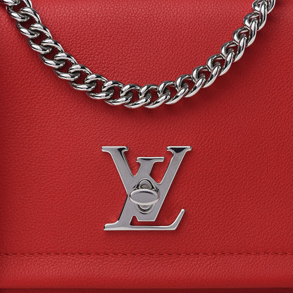 Louis Vuitton Calfskin Lockme II Chain Bag BB Rubis 9 of 9