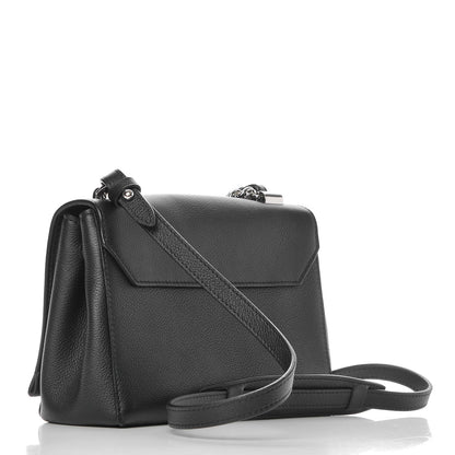 Louis Vuitton Calfskin Lockme II Chain Bag BB Black 3 of 6