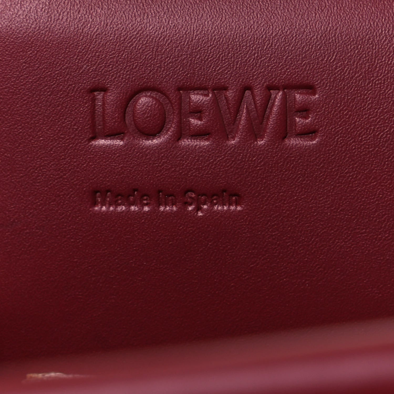 Loewe Soft Grained Calfskin Medium Cushion Tote Merlot 5 of 13
