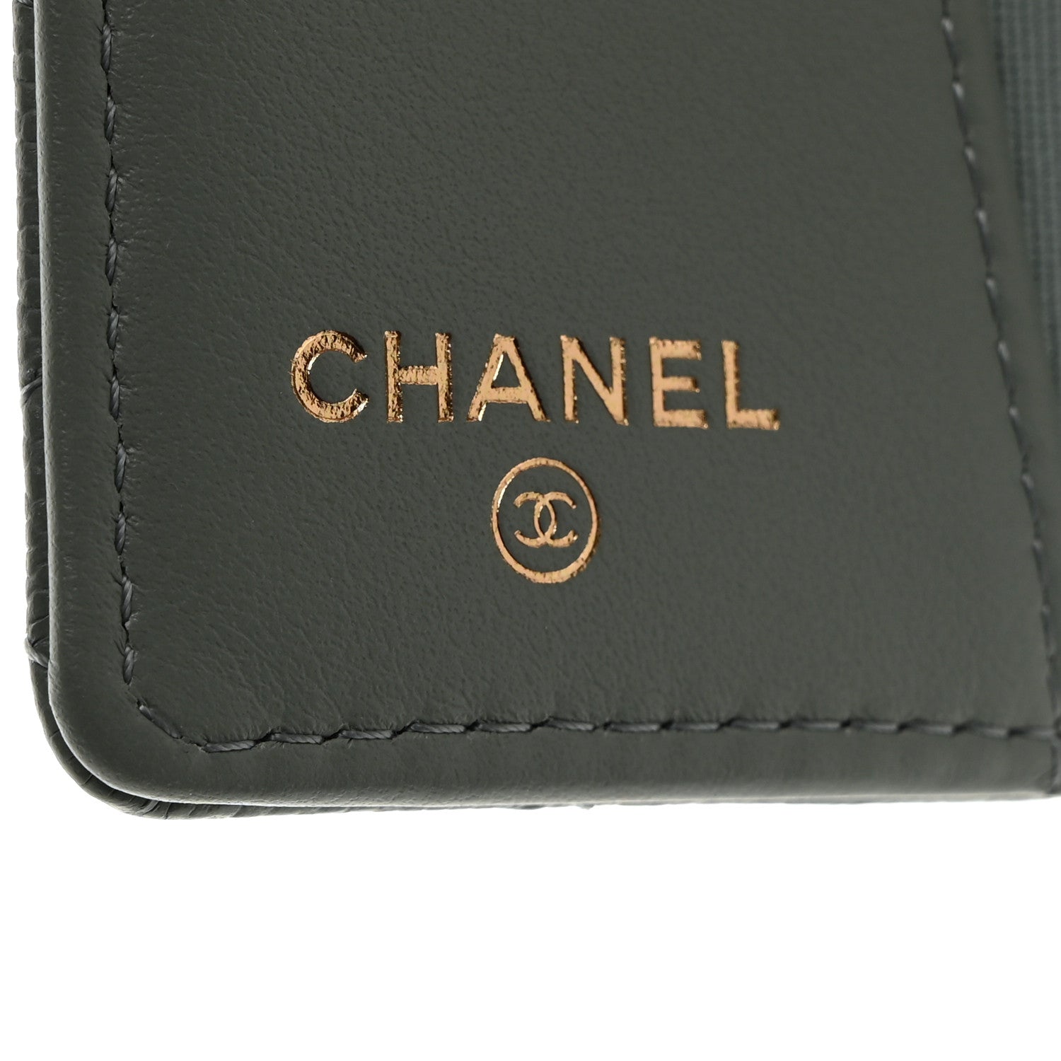 Chanel Caviar Quilted Classic 4 Key Holder Wallet Grey 6 of 9