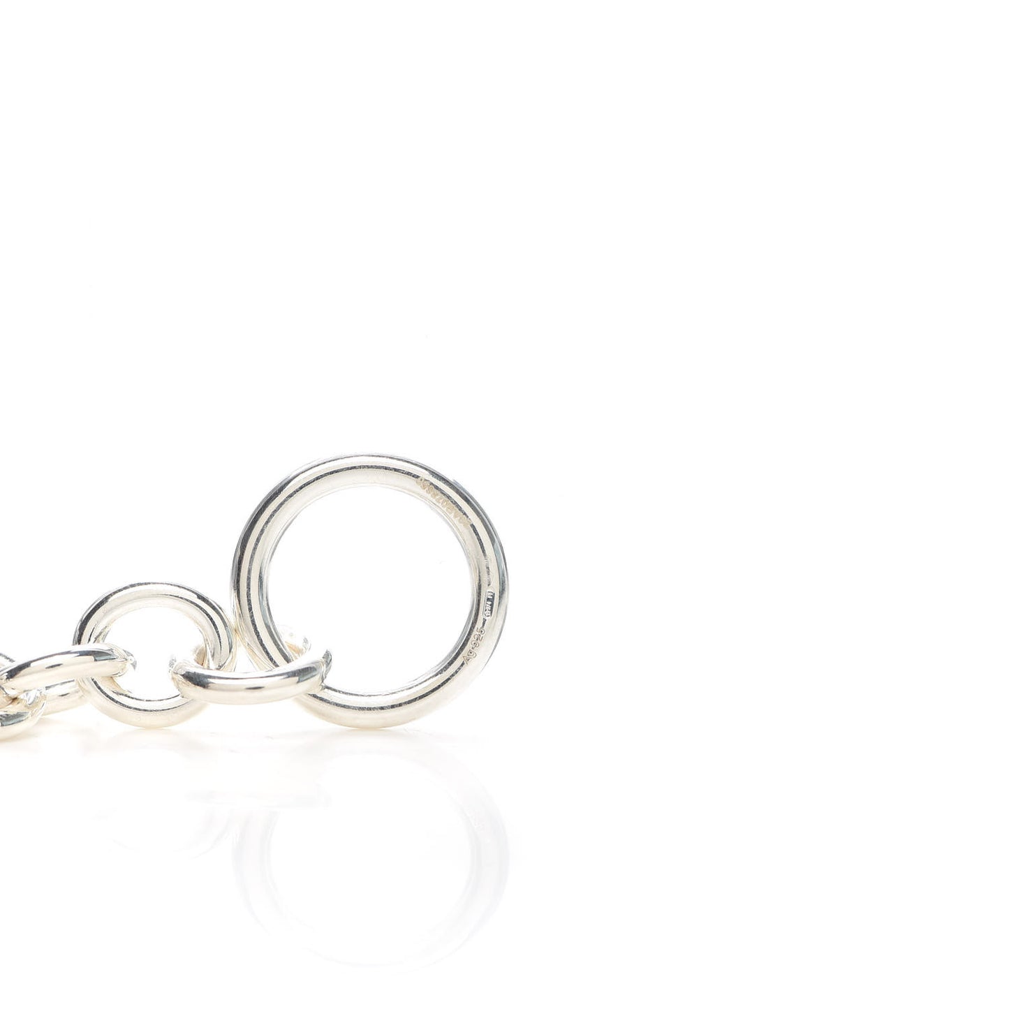 Sterling Silver Five Bags Amulette Charm Bracelet LG