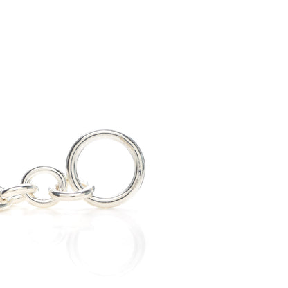 Hermes Sterling Silver Five Bags Amulette Charm Bracelet LG 5 of 6