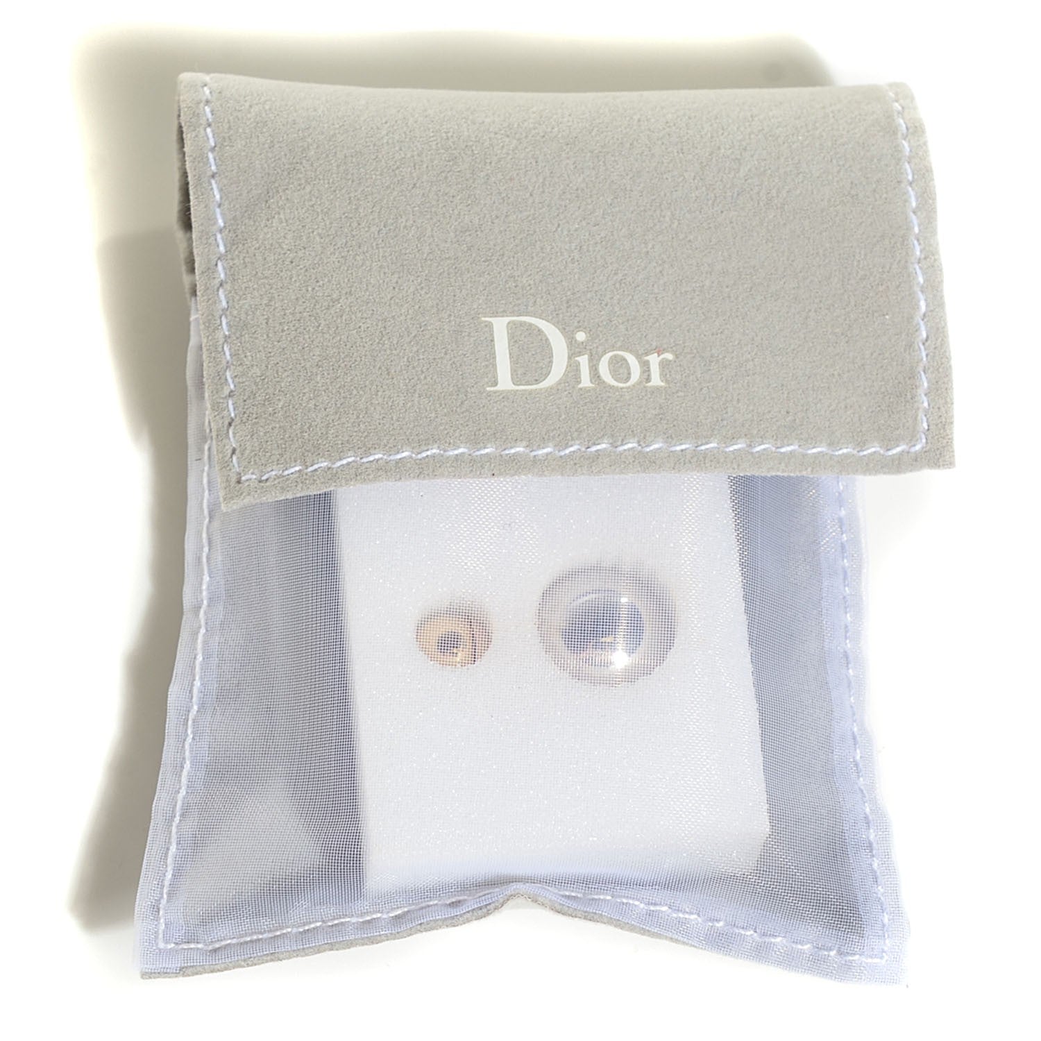 Christian Dior Mise En Dior Tribal Earrings Silver Gold 4 of 4