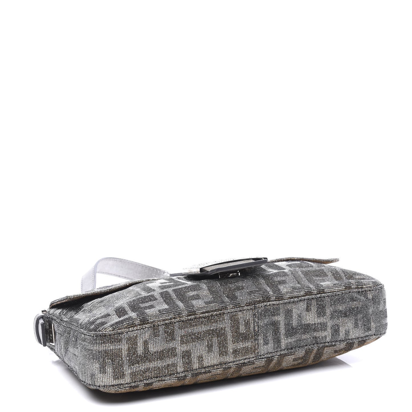 Metallic Lurex Zucca Vitello Baguette Oro Argento