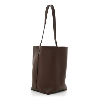 The Row Calfskin Medium N/S Park Tote Chocolate 3 of 11