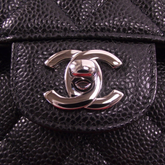 Chanel Caviar Jumbo Double Flap Black 11 of 11