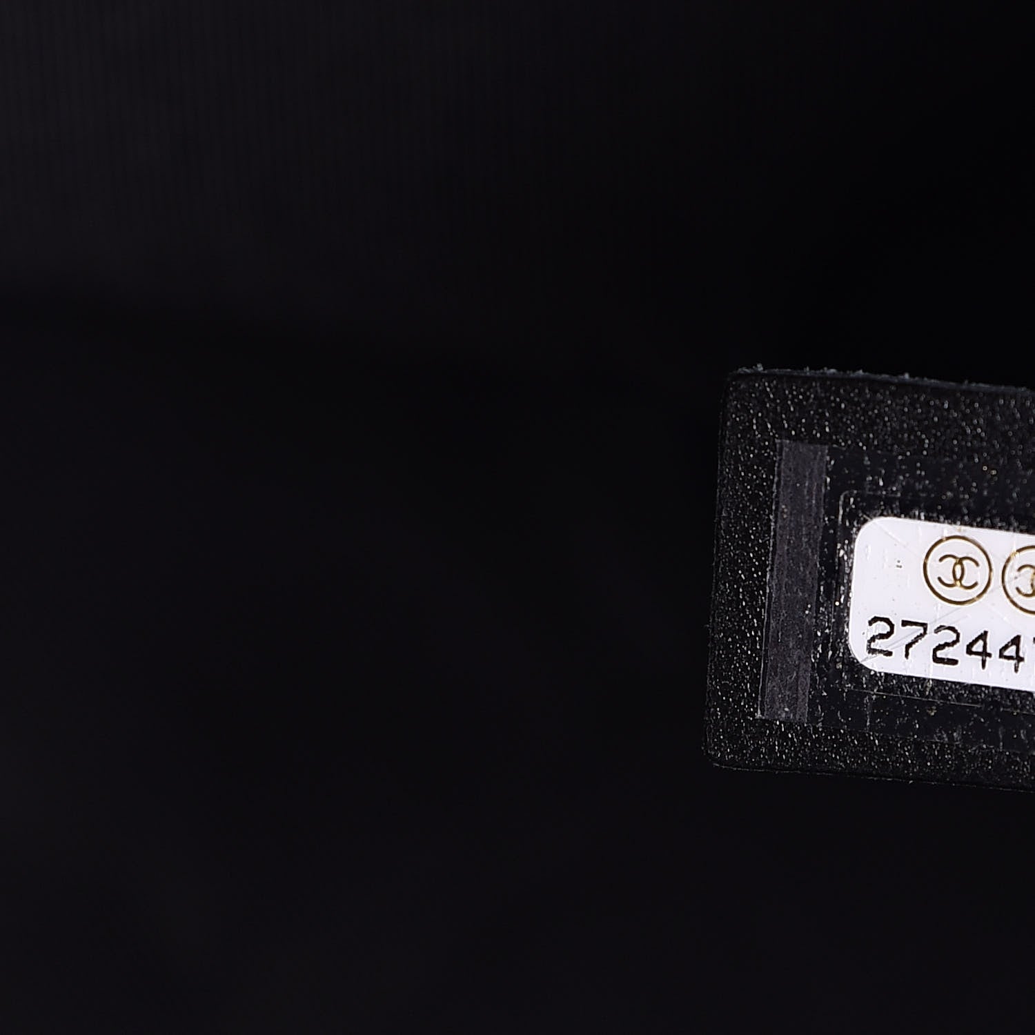 Chanel Bullskin Stitched Large Shopping Bag Black 7 of 10