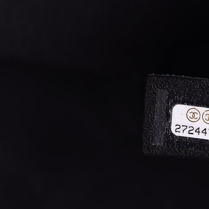 Chanel Bullskin Stitched Large Shopping Bag Black 7 of 10