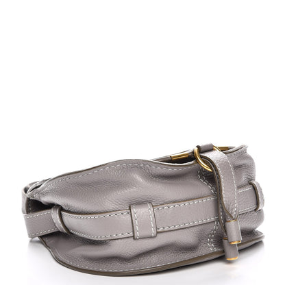 Chloe Calfskin Mini Marcie Round Crossbody Bag Cashmere Grey 4 of 7