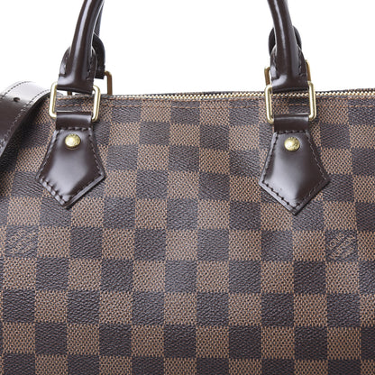 Louis Vuitton Damier Ebene Speedy Bandouliere 30 7 of 11