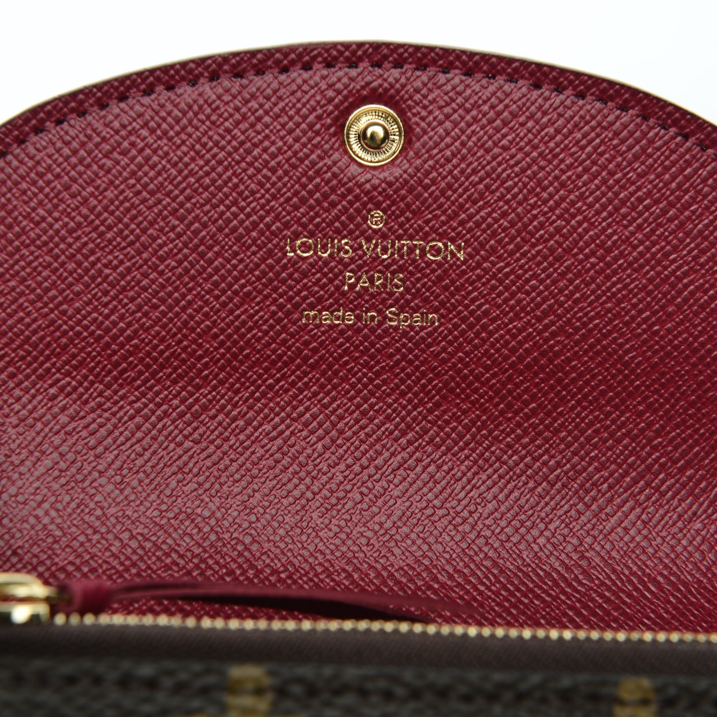 Monogram Rosalie Coin Purse Fuchsia