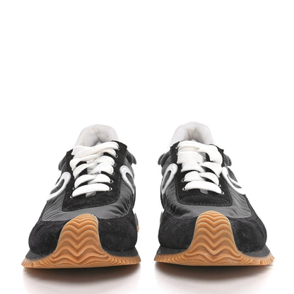 Loewe Nylon Suede Flow Runners Sneakers 36 Black 3 of 9