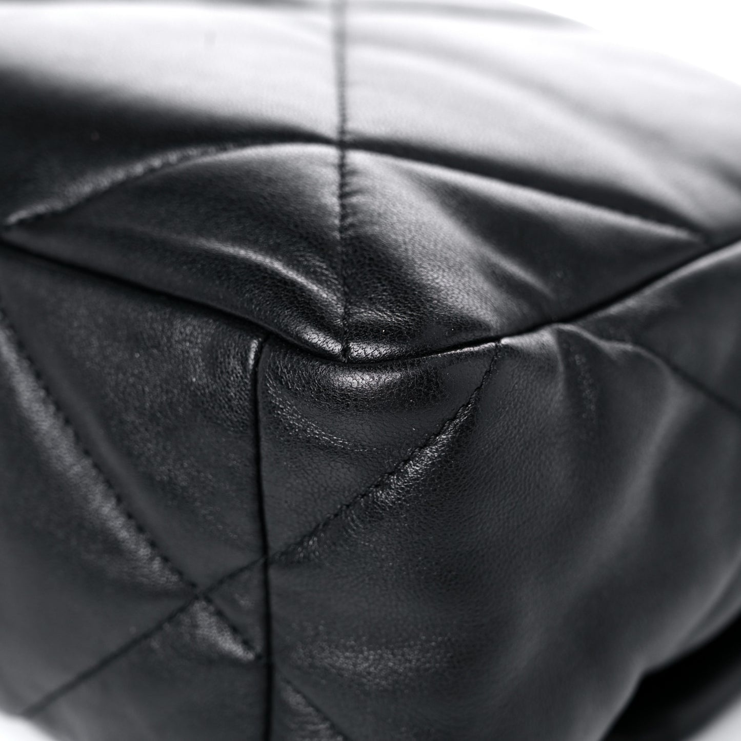 Lambskin Quilted Large Chanel 19 Flap Black