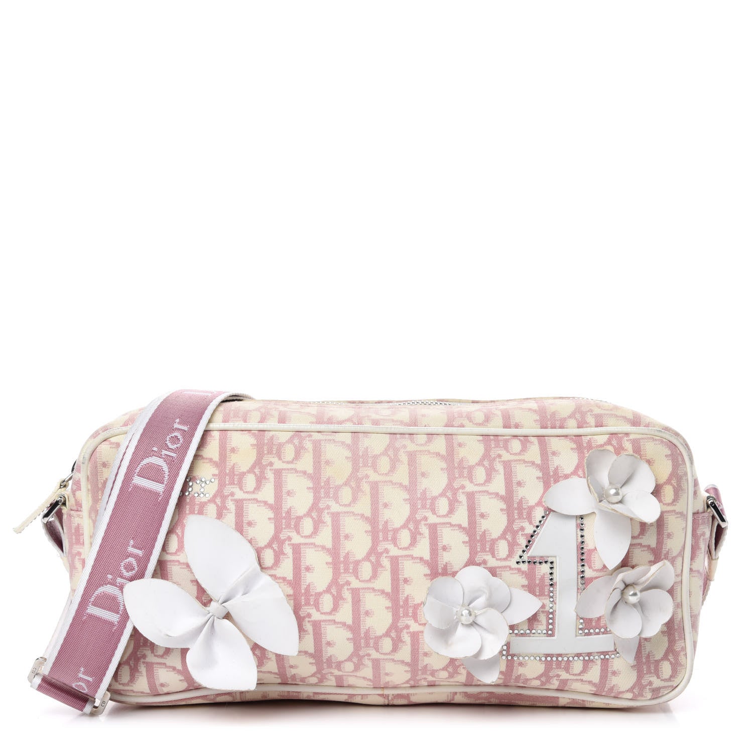 Christian Dior Monogram Girly Shoulder Bag Pink 1 of 15