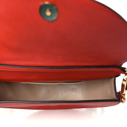 Chloe Calfskin Small Nile Bracelet Minaudiere Bag Earthy Red 4 of 9